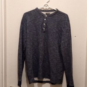 Levi's Large Mens ¼ button down v-neck. Wore once too small so new e out tags